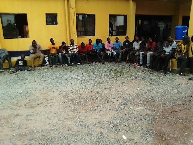 ENDSARS: Abia Police parades 18 suspects for murder, looting, and burnings of properties, recover one gun    Ogbonnaya Ikokwu, Umuahia