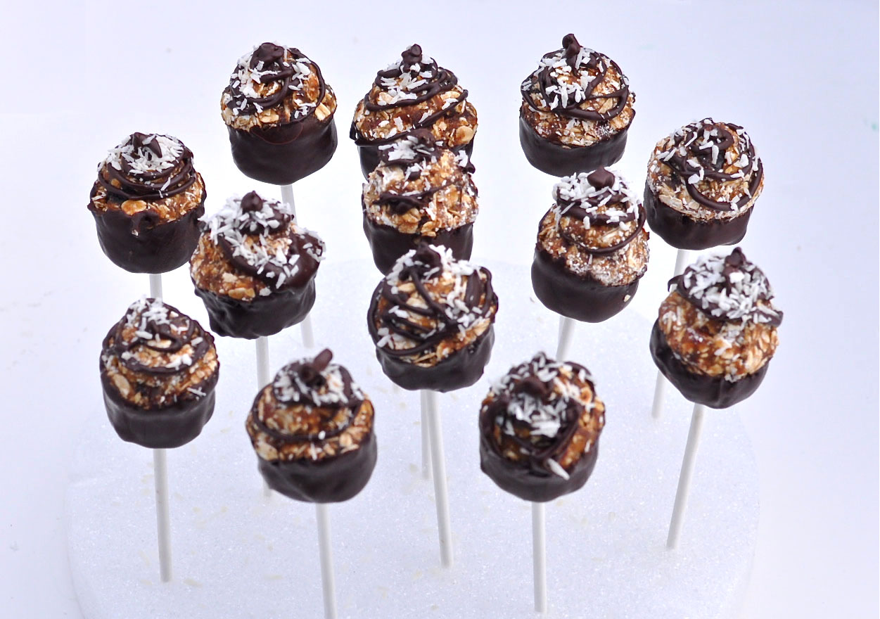 Cake Pop Heaven Recipe GlutenFree Vegan Chocolate Oat Pops