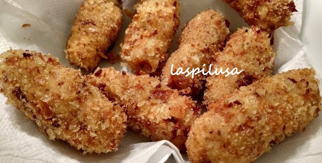 crocchette pane e gamberi, ricette pane raffermo