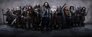 hobbit, Nori, Fili, Dori, Bofur, Gloin, Dwalin, Thorin Escudo de Carvalho, Balin, Oin, Bombur, Bifur, Ori e Kili