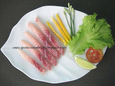 Basa Strips / Pangasius Strips - Red and white meat- Cá tra cắt sợi