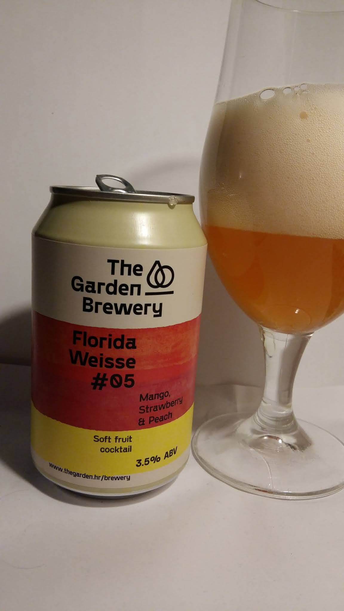 Gambrinuse õllepäevik Florida Weisse 05 (Mango / Strawberry / Peach)