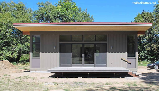 Arquitectura de Casas: Cabaña ecológica prefabricada norteamericana.
