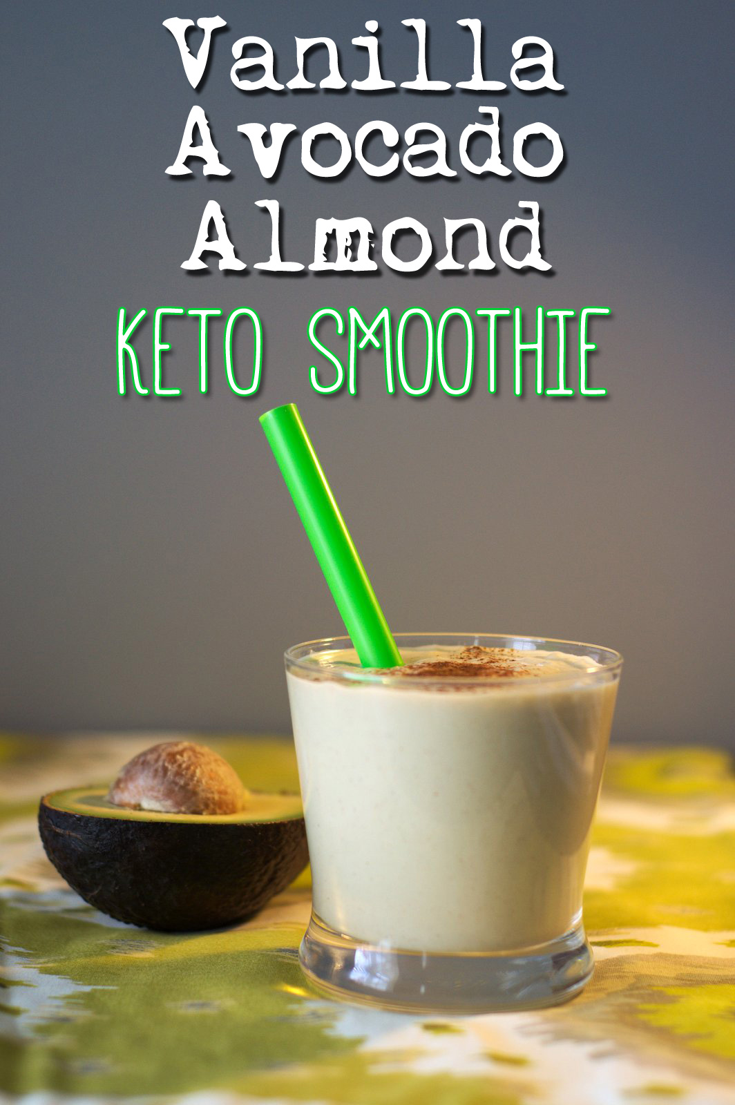 lowcarb Low Carb Keto Vanilla Avocado Almond Smoothie