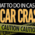 What To Do In Case of a Car Crash #infographic