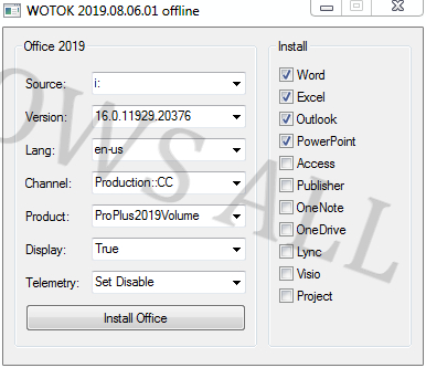 microsoft office home and business 2019 offline installer