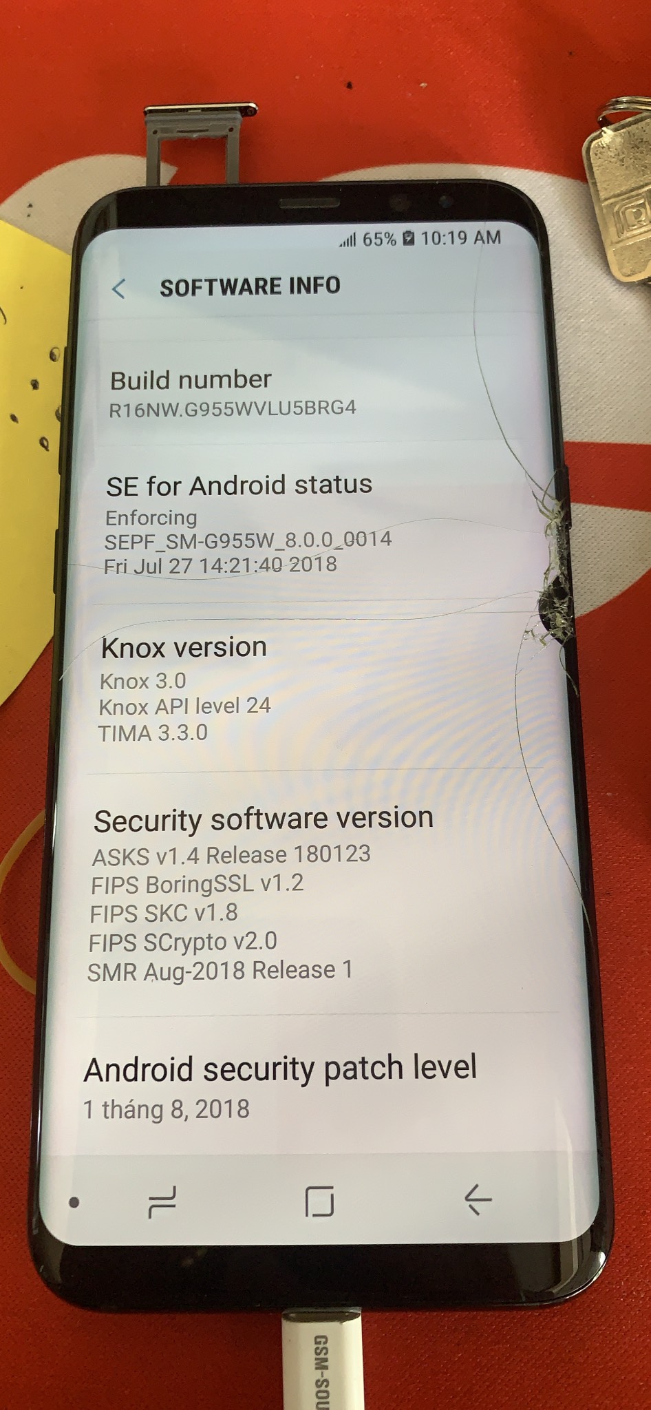 Galaxy S8 Plus G955W Unlock Network Mở Mạng