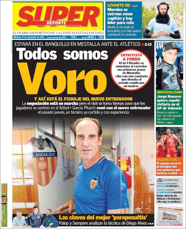 Valencia, Superdeporte: "Todos somos Voro"