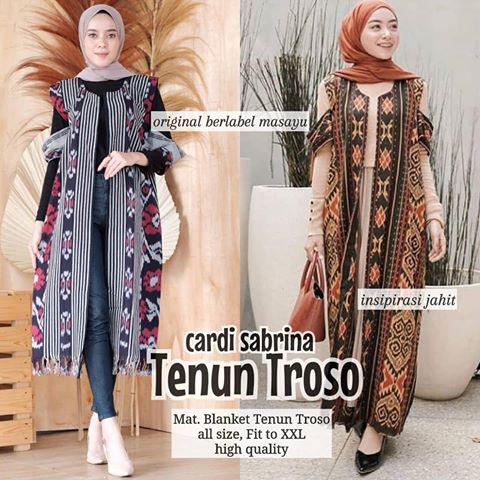 Koleksi Baju Gamis Muslim Batik Tenun Tunik Troso Dan Paris Premium 10 Januari 2020