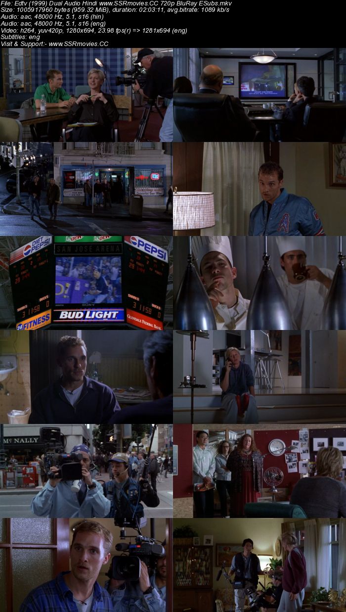 Edtv (1999) Dual Audio Hindi 480p BluRay 400MB 300MB Download