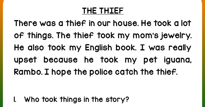 Picture Comprehension For Grade 1 Pdf : 1000+ images about First grade