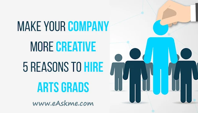 Make Your Company More Creative - 5 Reasons to Hire Arts Grads: eAskme