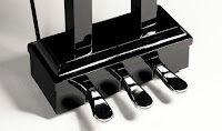 Kawai DG30 digital mini grand piano pedals