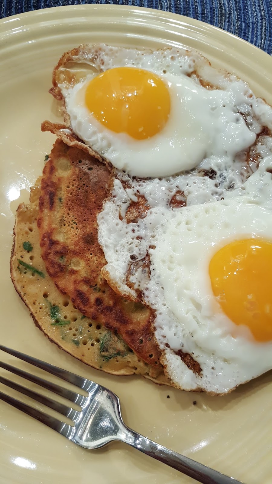 Recipe Savory Chickpea Flour Pancake, GlutenFree, NutFree