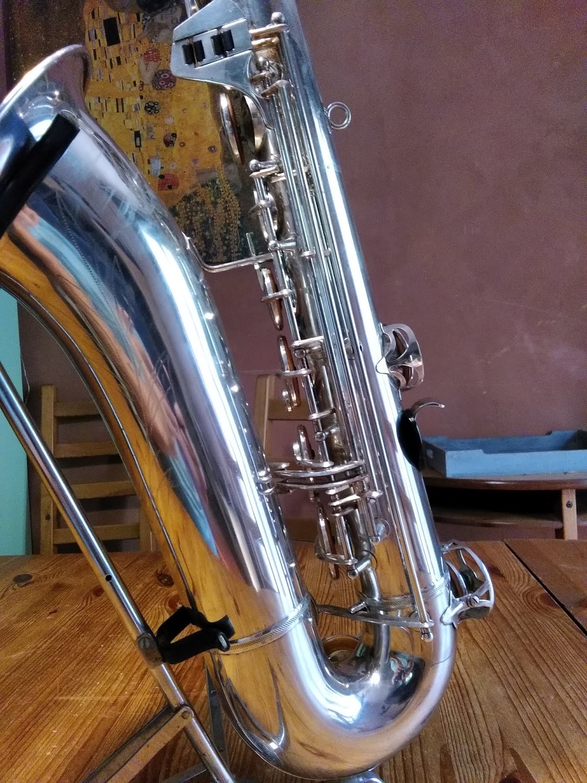 vintage Beuscher tenor saxophone