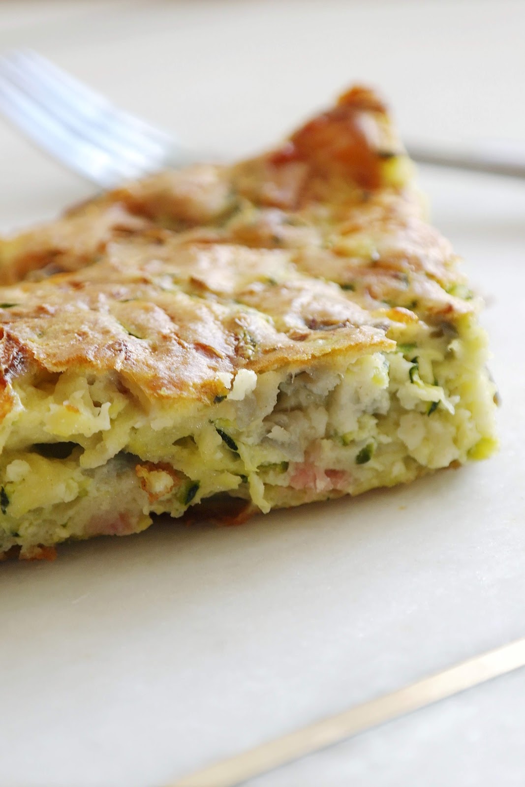 Easy Peasy Courgette Slice — Mimi Rose and Me