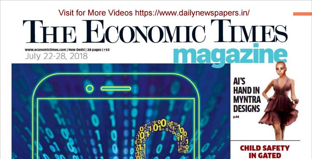 Economic Times Magazine Pdf