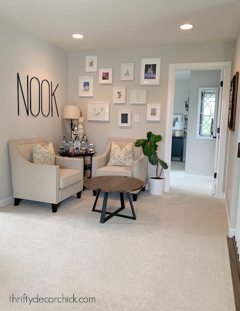 small upstairs loft furniture