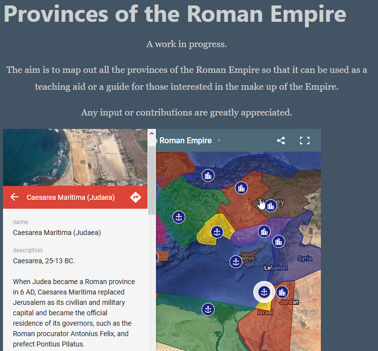 Fides – Digital Maps of the Ancient World