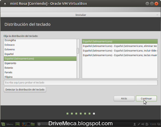 DriveMeca instalando Linux Mint 17.3 Rosa paso a paso