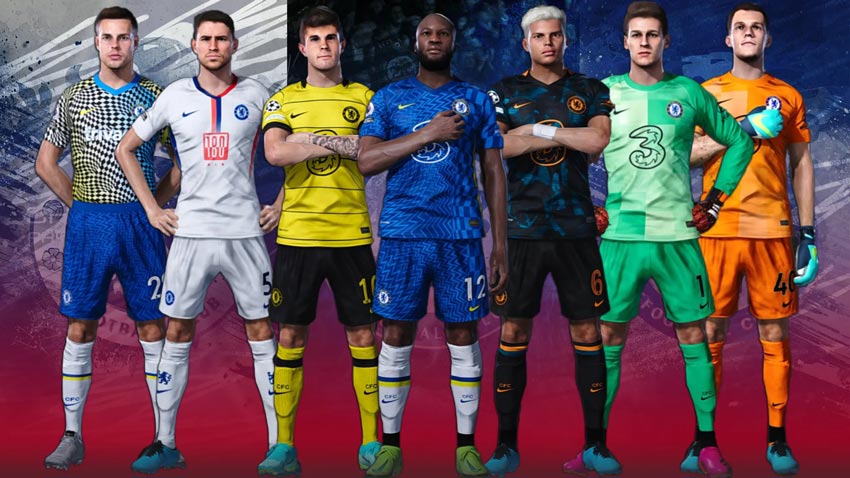 Kits Chelsea Season 2021-2022 For eFootball PES 2021