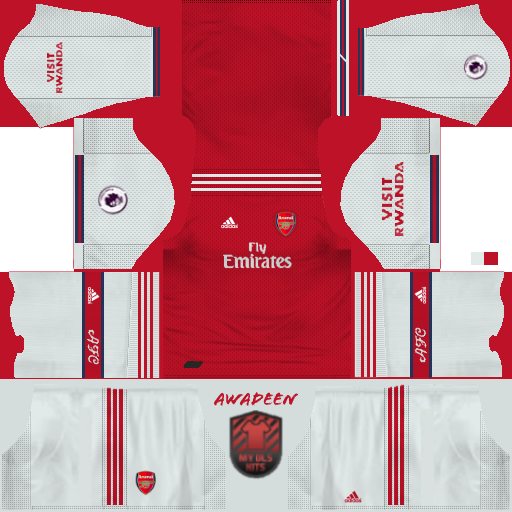 Arsenal 2019/2020 KItsDream League Soccer Kits