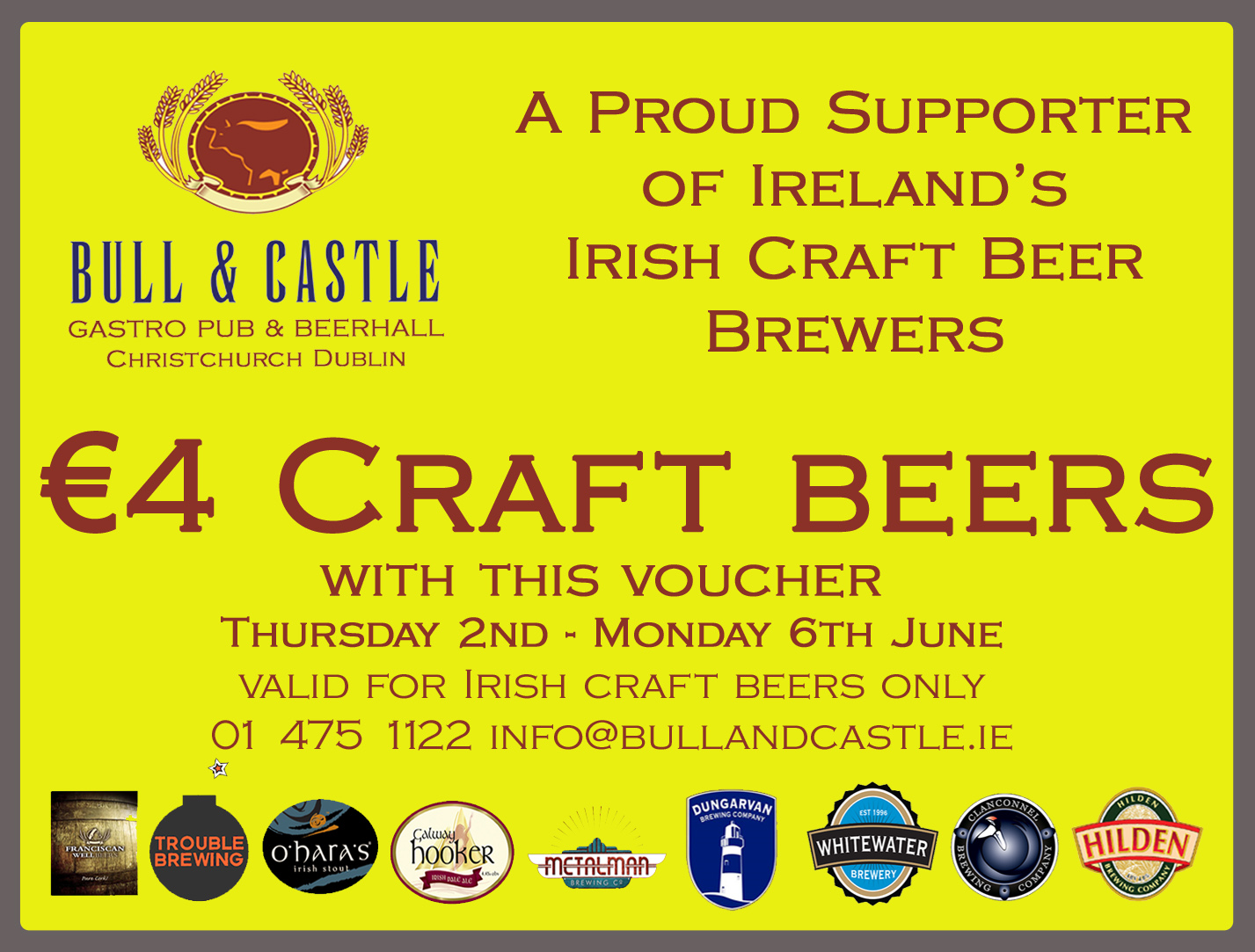 F.X.BUCKLEY. Bull & Castle June 2011