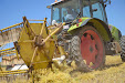 Pulse vegetables harvester. Old Lenz mower