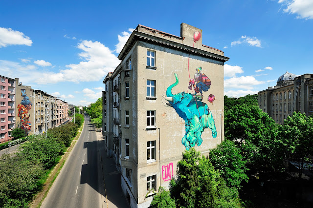 Street Art By ETAM CRU in Lodz, Poland