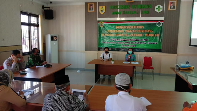Sosialisasi Teknis Pemakaman Jenazah Covid-19