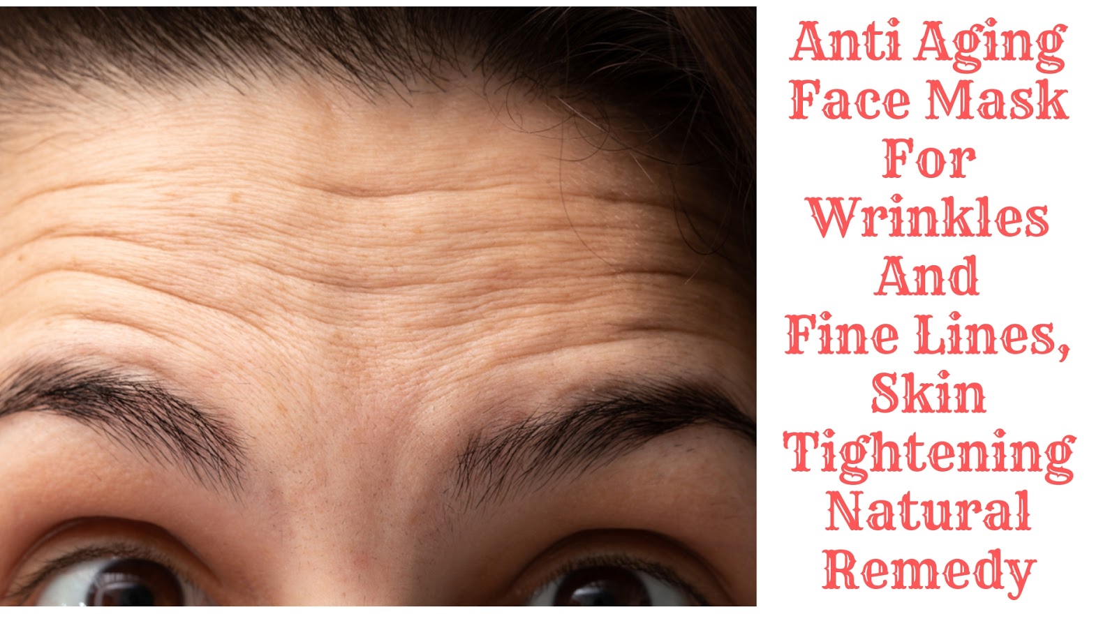 Anti Aging Face Mask For Wrinkles And Fine Lines, Skin Tightening