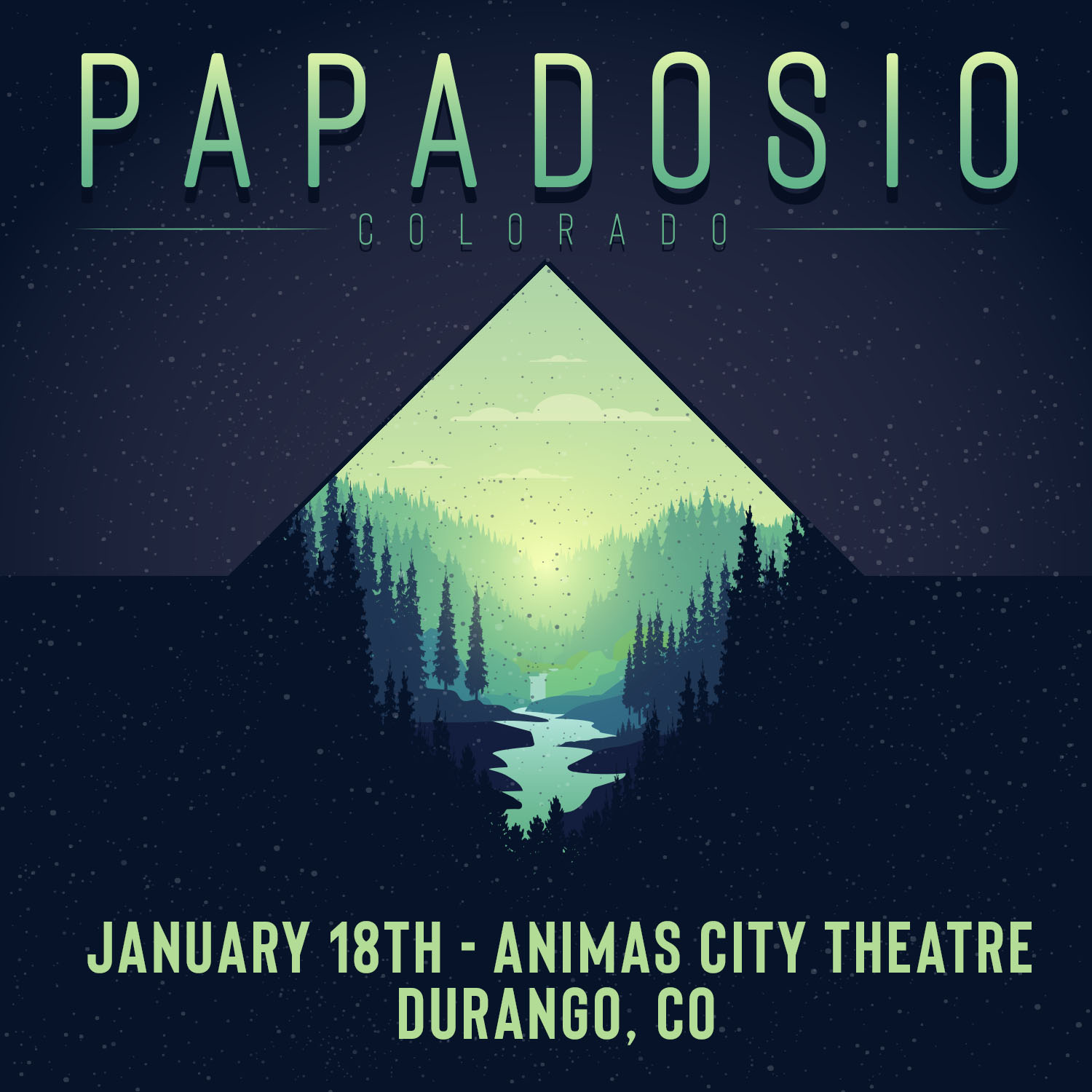 The Curtain With Papadosio 2019.01.18 Animas City Theatre, Durango, CO