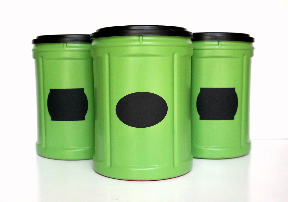 Plastic Coffee Container Upcycle Canvas Corp Brands