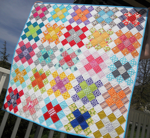 Granny Square Quilt Block Tutorial