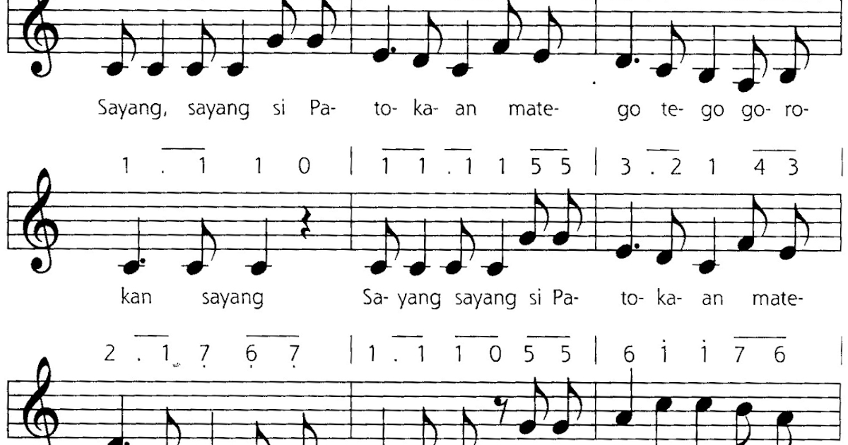 Not Angka Si Patokaan Koleksi Not Angka