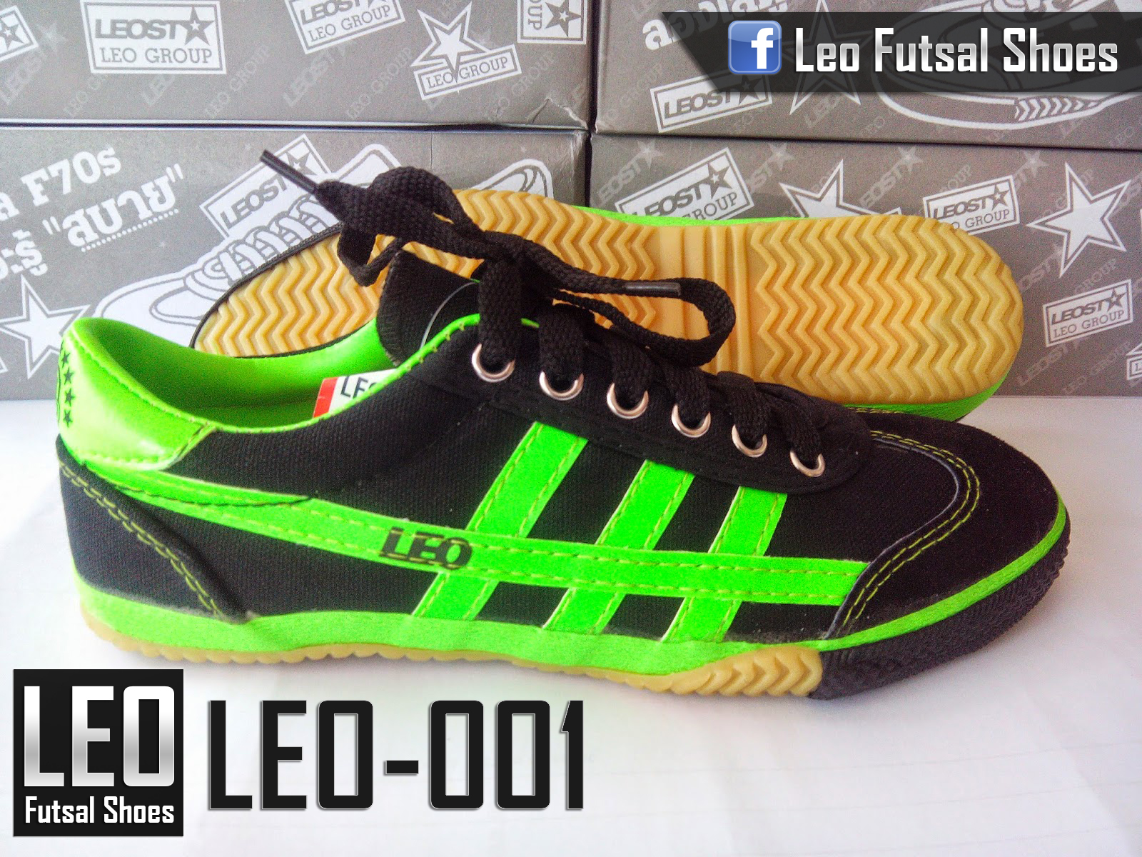 LEO Shoes [Code LEO001] Kasut Futsal Leo