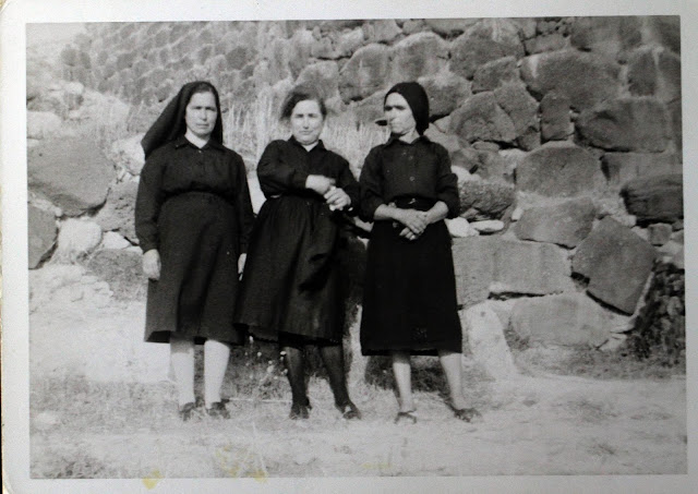 Clotilde with her aunts, 1969