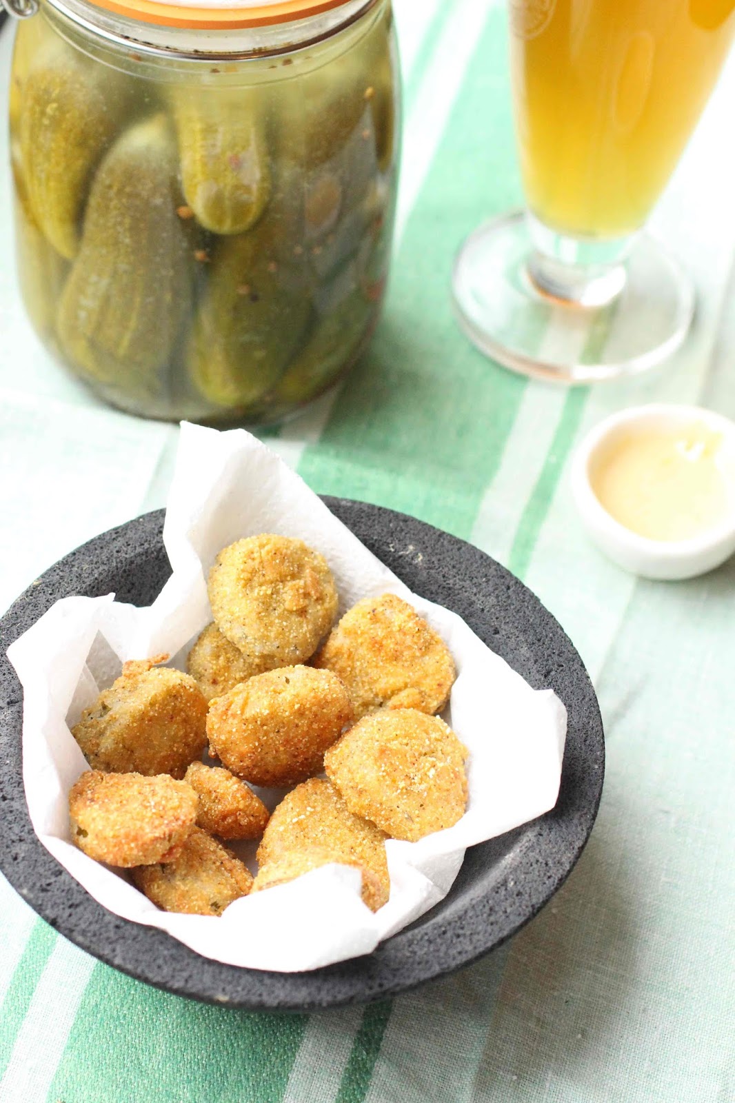 Un peu gay dans les coings... Cornichons frits comme en Louisiane