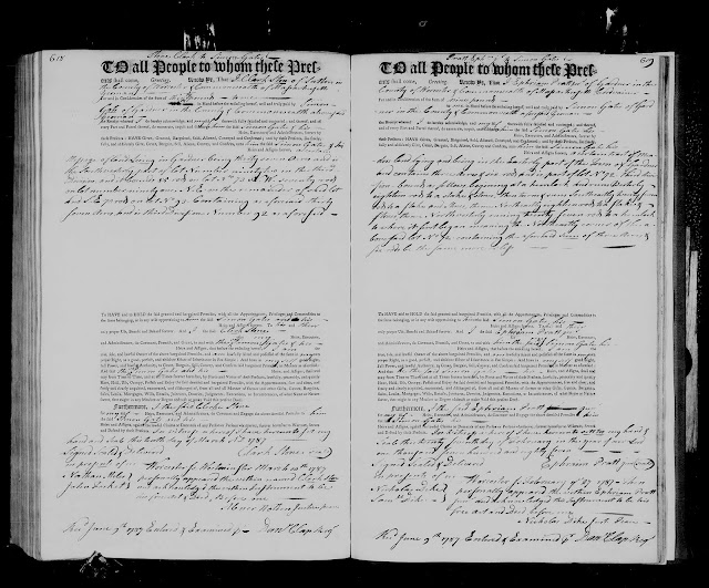 GeneaMusings Amanuensis Monday 1787 Deed of Clark Stone Selling