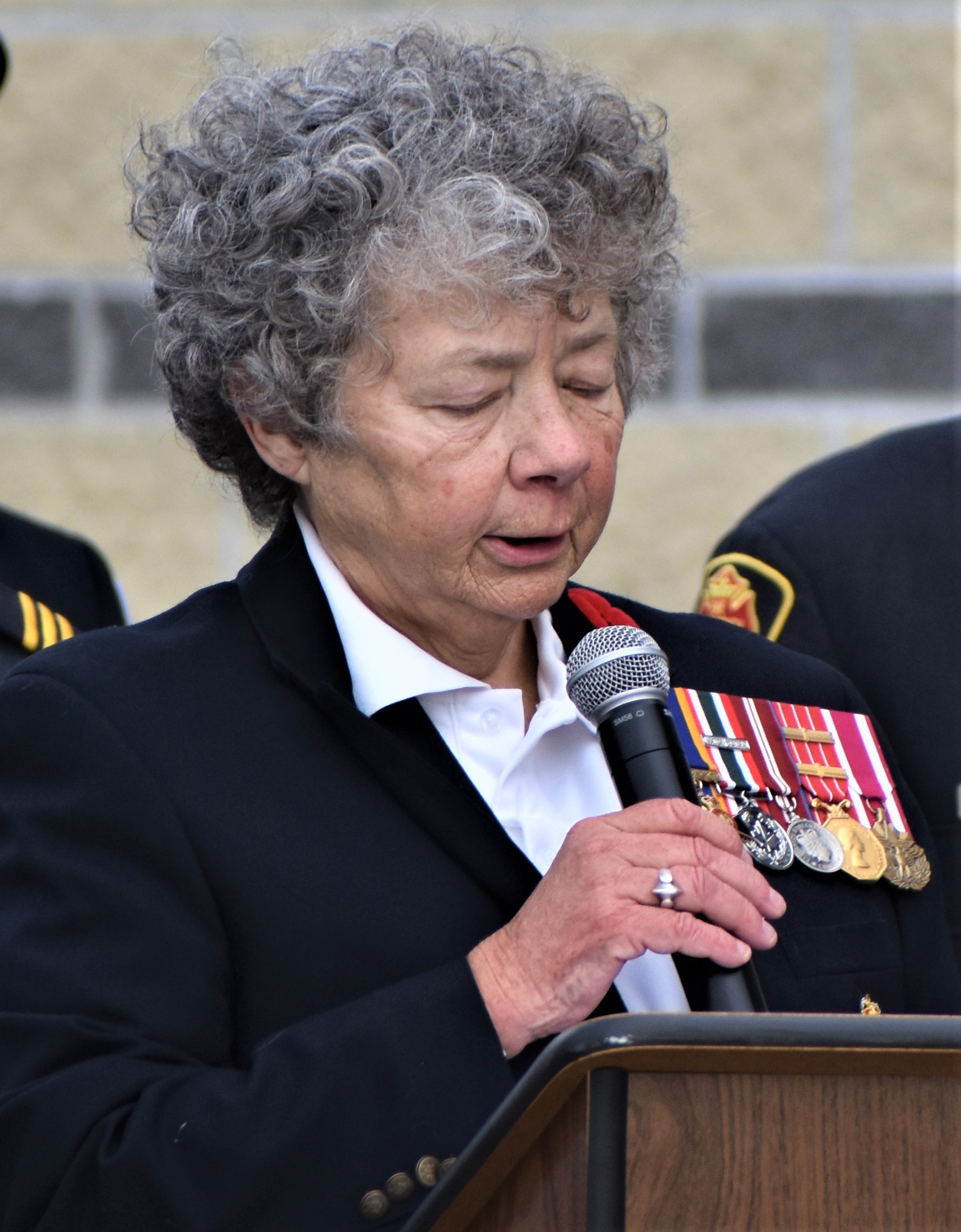 Camera on King & Aurora Remembrance Day Schomberg's Trisan Centre