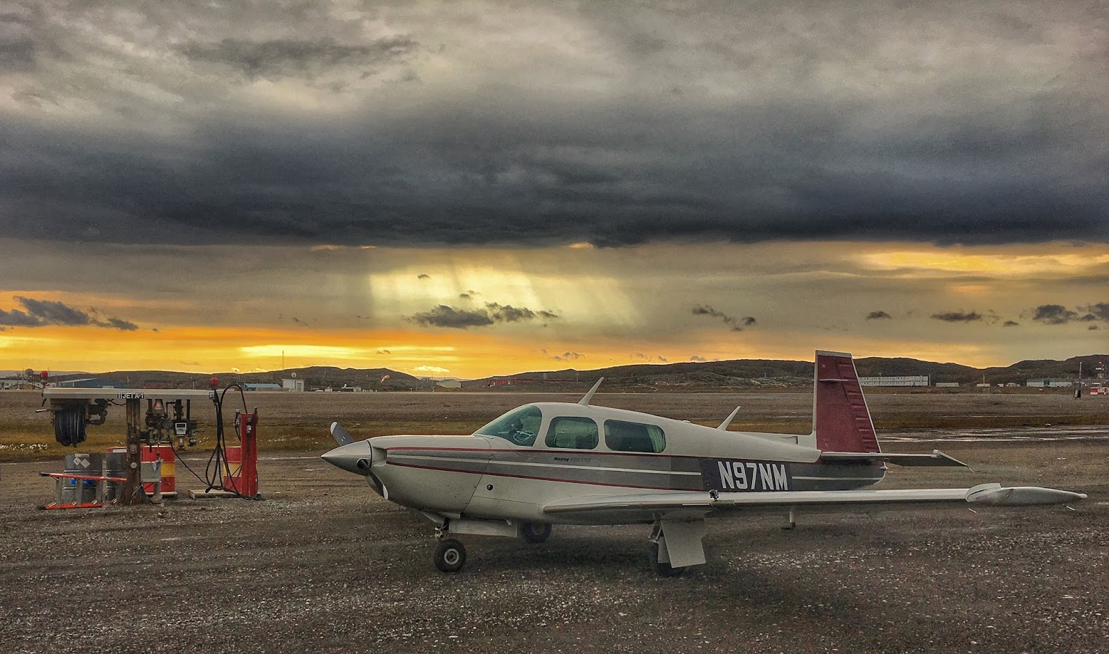 N97NM Atlantic Crossing Day 2 CYKL CYVP CYFB