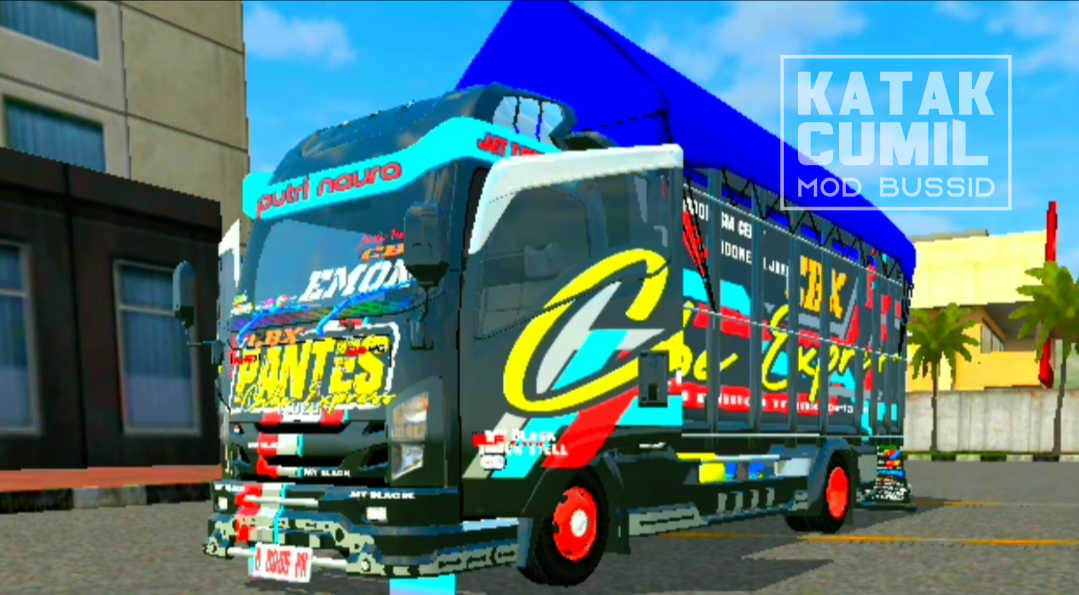 Download Mod Bussid Truck Canter Cabe Express Katak Cumil