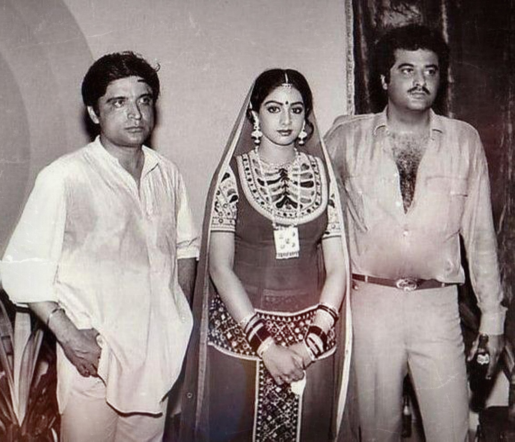 TBT: Javed Akhtar, Sridevi and Boney Kapoor: When Boney first met Sridevi.