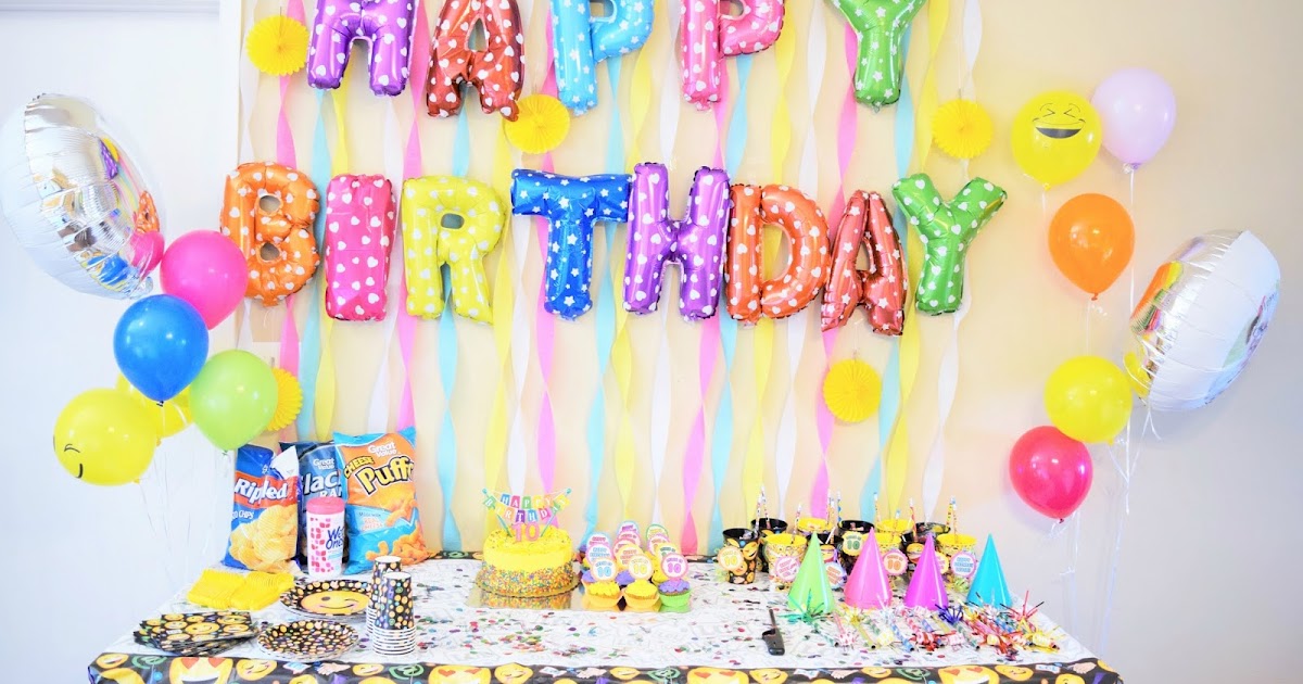 It Was An Emojional Emoji Party Thanks To Party City!