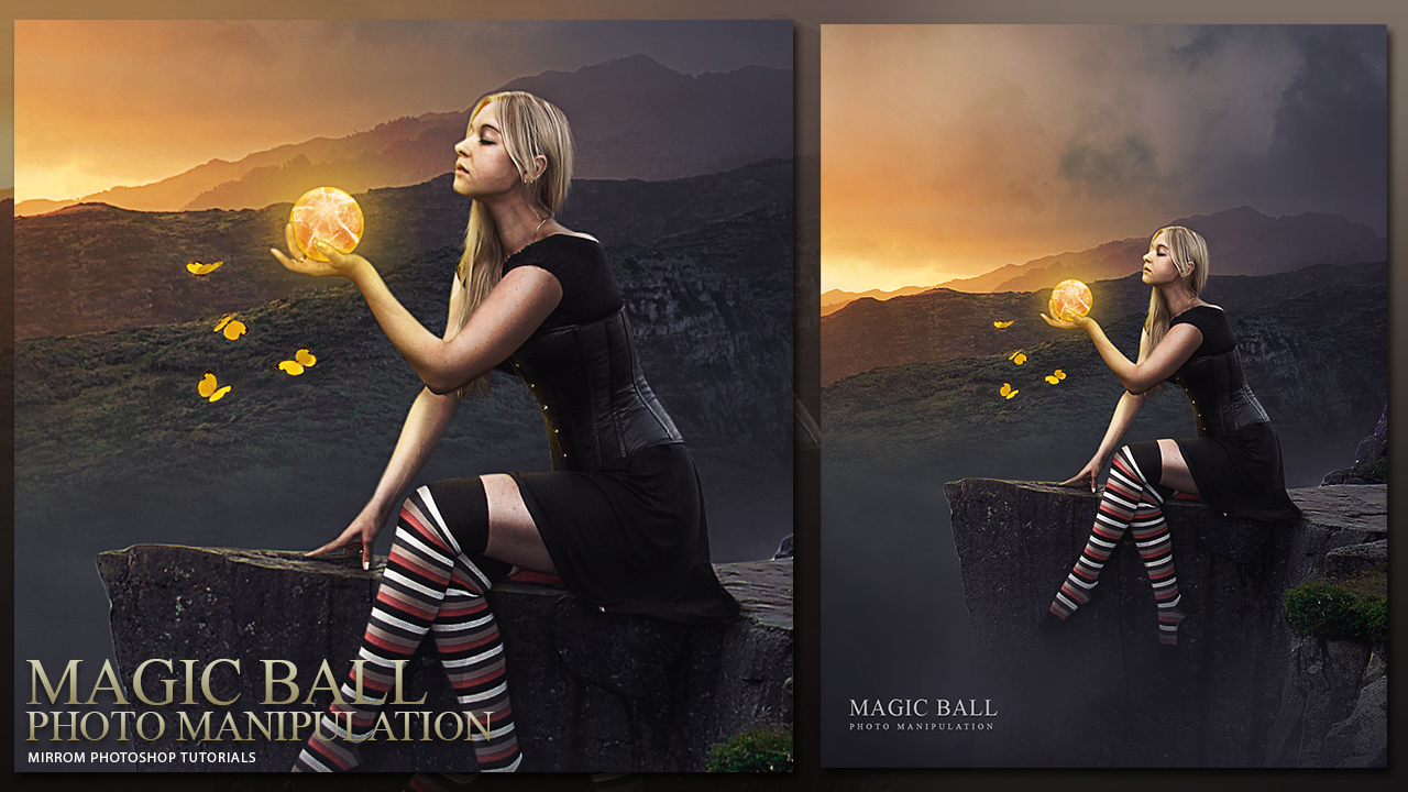 Create an Magic Ball Photo Manipulation In Photoshop