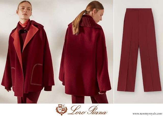 Meghan Markle wore Loro Piana Loreen Cashmere Cape Fall Winter-2021 Collection