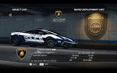 Nfs Hot Pursuit Lamborghini Gallardo Police Car Game Wallpaper