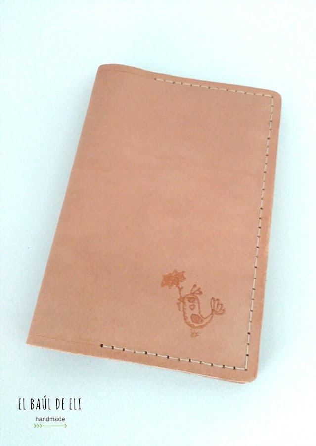 portapasaportes, cuero, diy, handmade