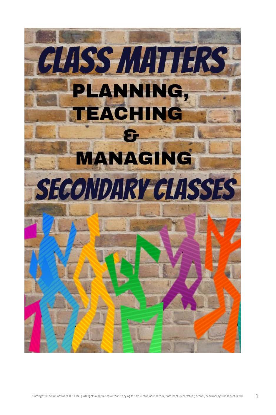 TEACH IT WRITE CLASS MATTERS is Launched!