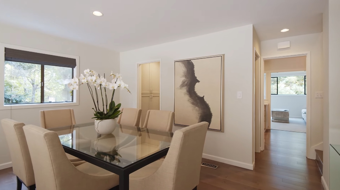 24 Interior Design Photos vs. 2158 Sand Hill Rd, Menlo Park, CA Luxury Townhome Tour